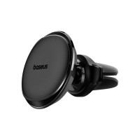 Універсальний автотримач Baseus Magnetic Car Mount Phone Holder with Cable Clip Air Vent Version Cluster Black (C40141201113-00)
