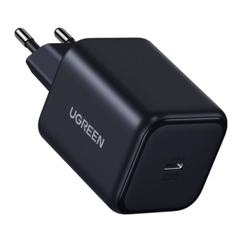 Зарядний пристрій Ugreen USB-C GaN 45W + cable USB-C to USB-C X524 black (65054)
