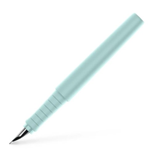 Ручка пір'яна Faber-Castell POLY Fountain Pen Caribic Blue, колір корпусу бірюзовий, перо М (0,7 мм) (32956)