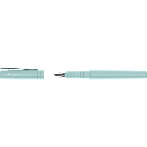 Ручка пір'яна Faber-Castell POLY Fountain Pen Caribic Blue, колір корпусу бірюзовий, перо М (0,7 мм) (32956)