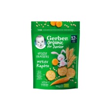 Дитяче печиво Gerber Пшеничне з морквою з 12 місяців 100 г (1627032)