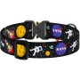 Нашийник для тварин WAUDOG Nylon з QR паспортом "NASA" металева пряжка-фастекс XXL (4535-0047)