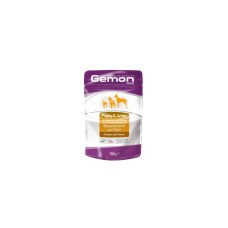 Вологий корм для собак Gemon Dog Wet Puppy&Junior шматочки з куркою 100 г (8009470300636)