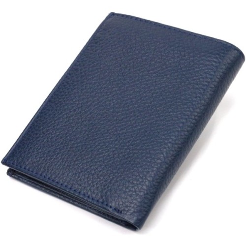 Гаманець Canpellini З натуральної шкіри Флотар Синій (21872)