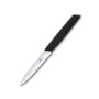 Кухонний ніж Victorinox Swiss Modern Paring Serrate 10см Black (6.9003.10W)