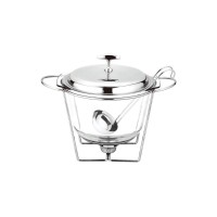 Мармит Ardesto Black Mars 3800мл, скло, нержавіюча сталь, круглий, прозорий (AR2416FW)