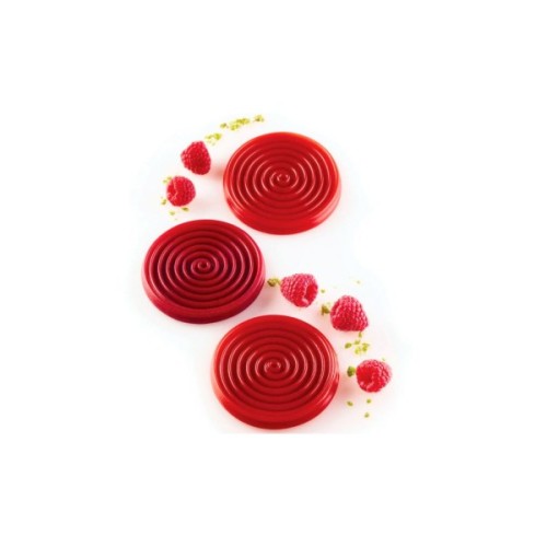 Форма для випікання Silikomart New Tourbillon 28 d-70 h-8 mm (TOURBILLON 28)