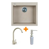 Мийка кухонна Adamant Univer Avena + змішувач + дозатор (4824296902106)