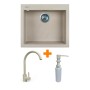 Мийка кухонна Adamant Univer Avena + змішувач + дозатор (4824296902106)