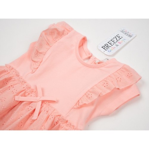 Плаття дитяче Breeze з оборкою (18717-92G-peach)
