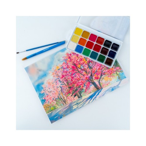 Акварельні фарби Kite Classic , 18 кольорів (K-066)