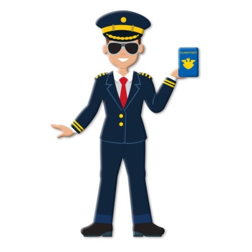 Набір для творчості Melissa&Doug Об'ємні багаторазові наліпки Професії (MD9426)