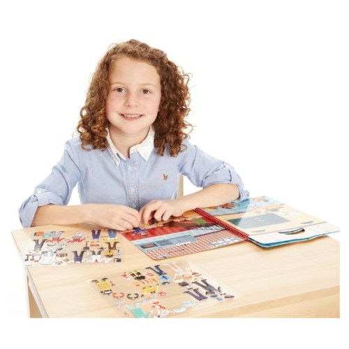 Набір для творчості Melissa&Doug Об'ємні багаторазові наліпки Професії (MD9426)