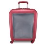 Валіза Semi Line Прозора панель 20" S Червона (T5474-2)