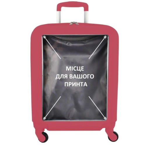 Валіза Semi Line Прозора панель 20" S Червона (T5474-2)