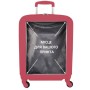 Валіза Semi Line Прозора панель 20" S Червона (T5474-2)