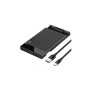 Кишеня зовнішня Ugreen USB 3.1 to 2.5" HDD/SSD US221 black (50743)