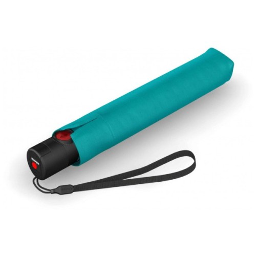 Парасоля Knirps U.200 Ultra Light Duomatic Turquoise Black UV Coating (Kn95-2200-1340)