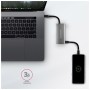 Концентратор AXAGON USB-C to 2xUSB-A + 2xUSB-C 10Gbps 0.13m gray (HMC-4G2)