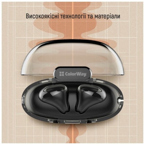 Навушники ColorWay Slim TWS-2 Earbuds Black (CW-TWS2BK)
