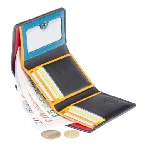 Гаманець Visconti STR3 Halki з RFID Black Multi (STR3 BLK M)