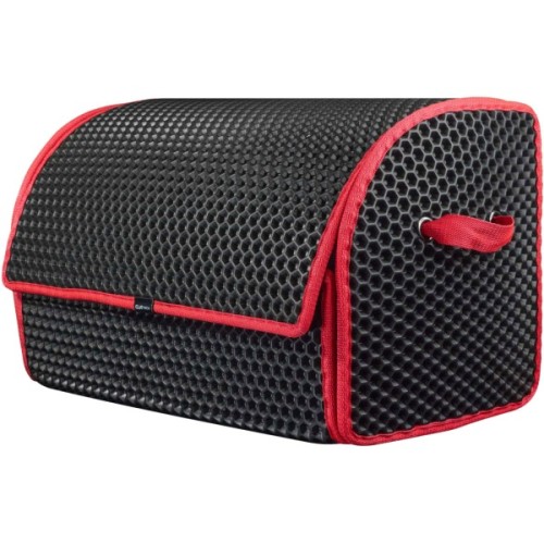 Сумка-органайзер EVAtech M-PRO 32x50x30 см. Сота чорна з червоним кантом (BS13642OM3SBR)