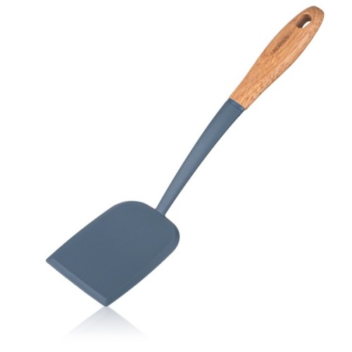 Лопатка кухонна Ardesto Midori, 34.5см, нейлон, дерево, синій (AR2123PG)