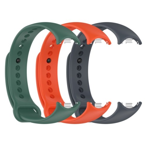 Ремінець до фітнес браслета Armorstandart комплект 3шт Xiaomi Smart Band 10/9/8 Basic (ARM75072)