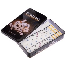 Настільна гра Johnshen Sports Доміно (у металевій коробці) (IG-3974)