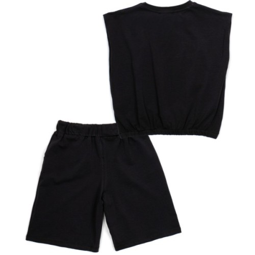 Набір дитячого одягу Smile із шортами (9146-152G-black)