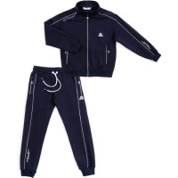 Спортивний костюм дитячий A-Yugi на блискавці (7052-140B-blue)