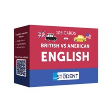 Навчальний набір English Student Картки для вивчення англійської мови English Student - British vs American English (укр.) (591226016)