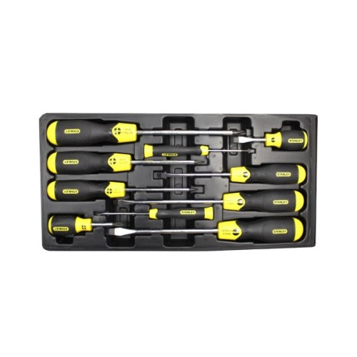 Набір викруток Stanley CUSHION GRIP отвёрток 10 шт (2-65-005) (2-65-005)