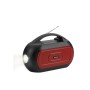 Акустична система NEWVEW NV-V50 Solar Panel/BT/USB/TF/FM/AUX Red (NWVW-NV-V50-RD)