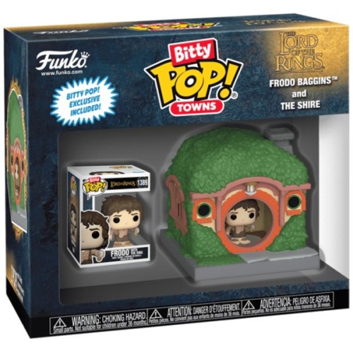 Фігурка Funko Pop набір Bitty POP! Town - Фродо Беггінс і хатинка (83685)