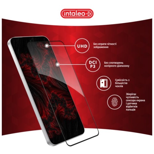 Скло захисне Intaleo Full Glue ESD Xiaomi POCO F7 Black (1283126624001)