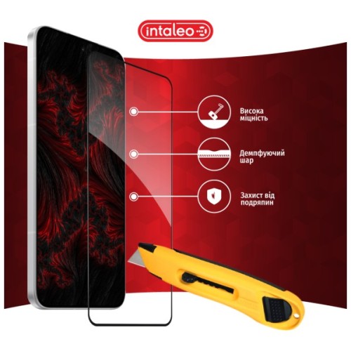 Скло захисне Intaleo Full Glue ESD Xiaomi POCO F7 Black (1283126624001)