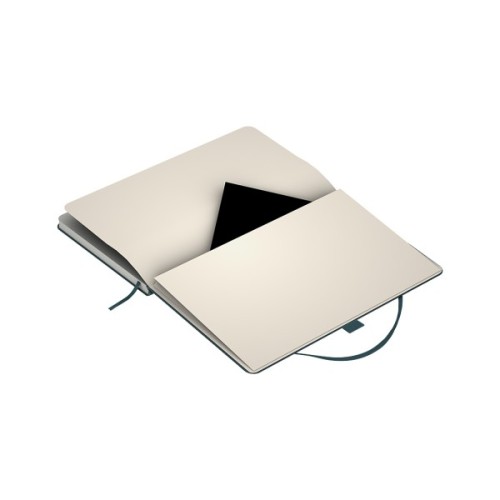 Книга записна Axent Partner лазурна, 125 х195 мм 96 аркушів клітинка (8201-63-A)