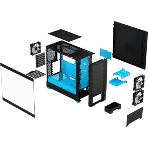 Корпус для ПК Fractal Design Pop Air RGB Cyan Core TG (FD-C-POR1A-02)