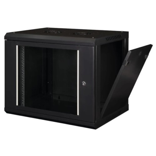 Шафа настінна Hypernet 15U 19" 600x450 ProLine (PL-WMNC-15U-BLACK)