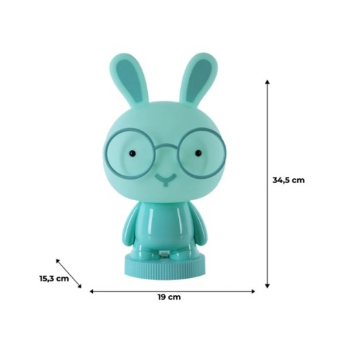 Нічник Kite Світильник LED з акумулятором Bunny, зелений (K24-490-1-4)