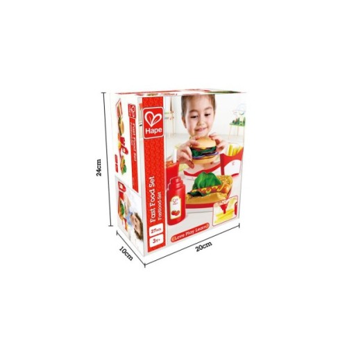 Ігровий набір Hape продукти Фаст-фуд (E3160)