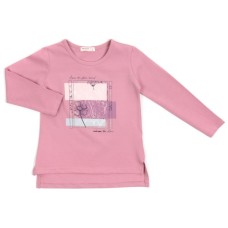 Кофта дитяча Breeze з квіткою (21055-110G-lilac)