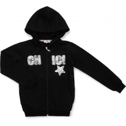 Спортивний костюм дитячий Breeze з паєтками (13097-164G-black)