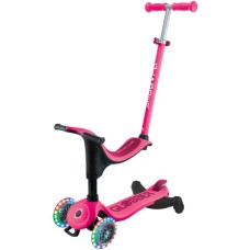 Самокат Globber Go Up Sporty 360 колеса з підсвіткою Фуксія (456-610)