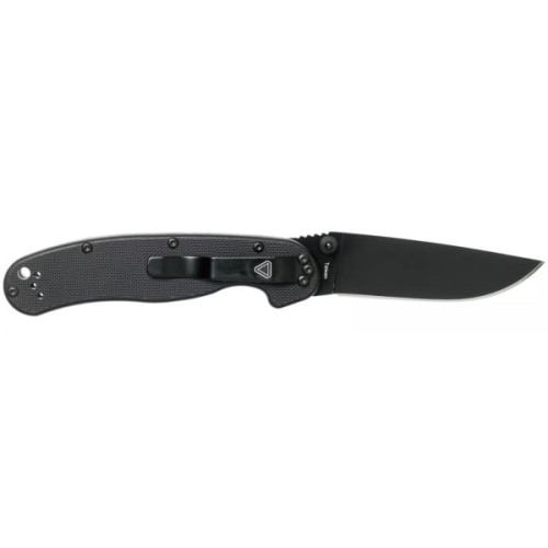 Ніж Ontario Knife RAT II D2 Black, Black Blade (ON8830)