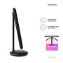 Настільна лампа ColorWay 4W з вбудованим акумулятором 1800 mAh USB in/out 5V*1A, black (CW-DL02B-B)