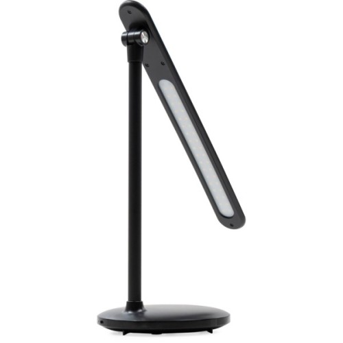 Настільна лампа ColorWay 4W з вбудованим акумулятором 1800 mAh USB in/out 5V*1A, black (CW-DL02B-B)