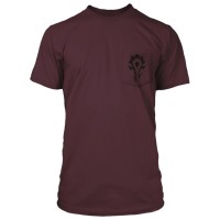 Футболка Jinx World of Warcraft - Horde Bones Crest Pocket Tee Maroon, S (JINX-9510S)