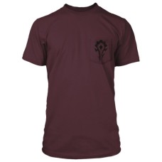 Футболка Jinx World of Warcraft - Horde Bones Crest Pocket Tee Maroon, S (JINX-9510S)